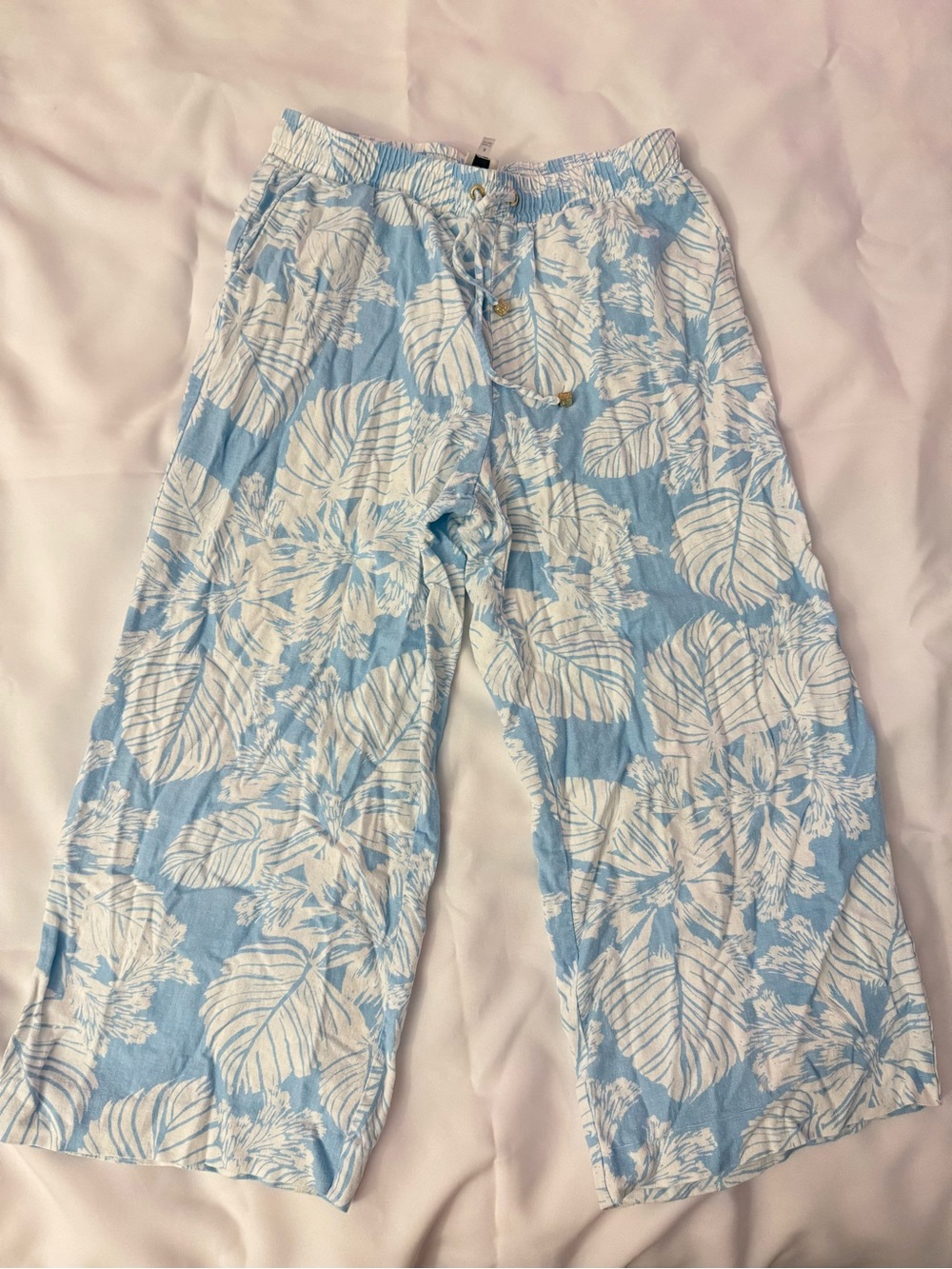 Pants Linen Anne Klein Blend Size Small